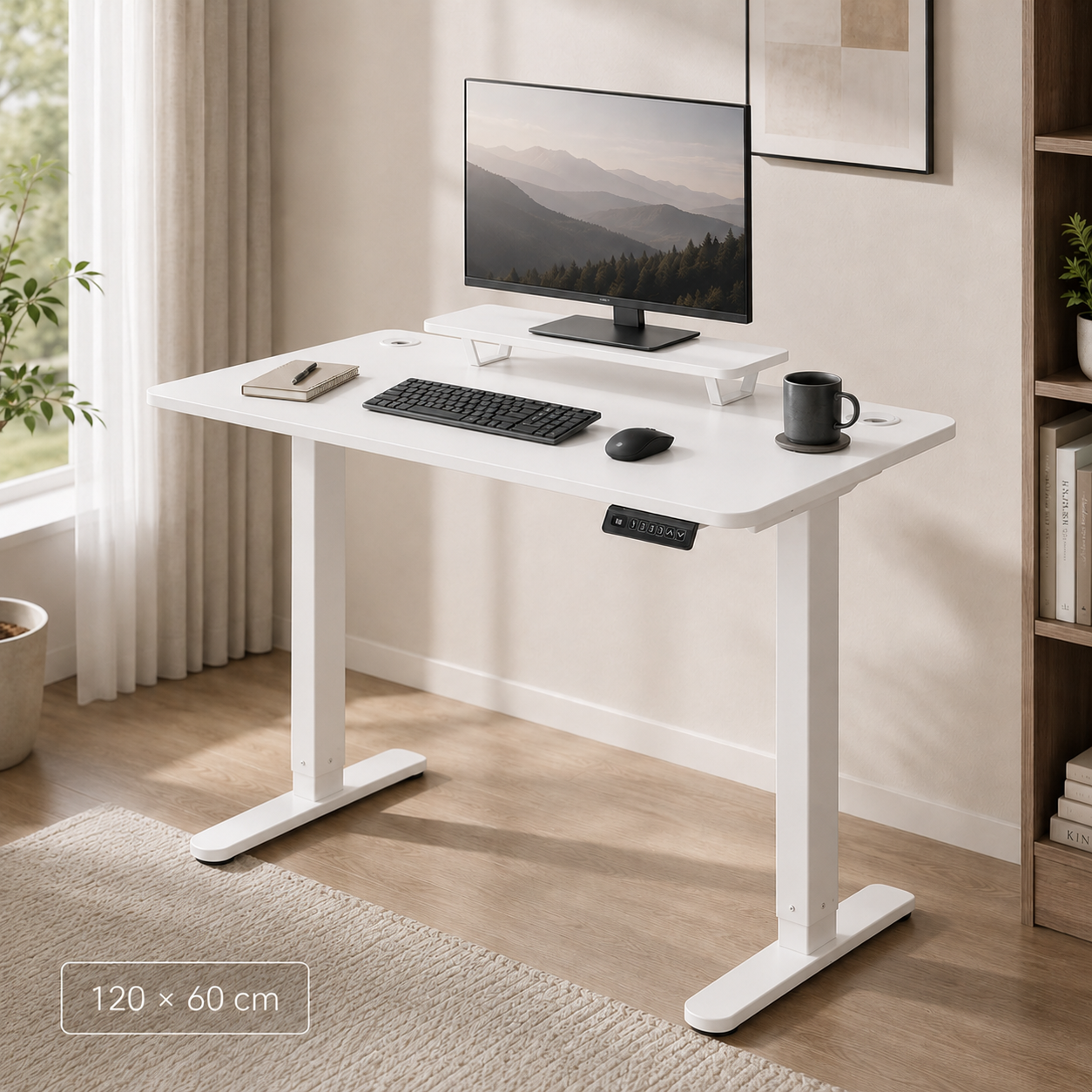Bureau Assis Debout LevoraDesk - Blanc