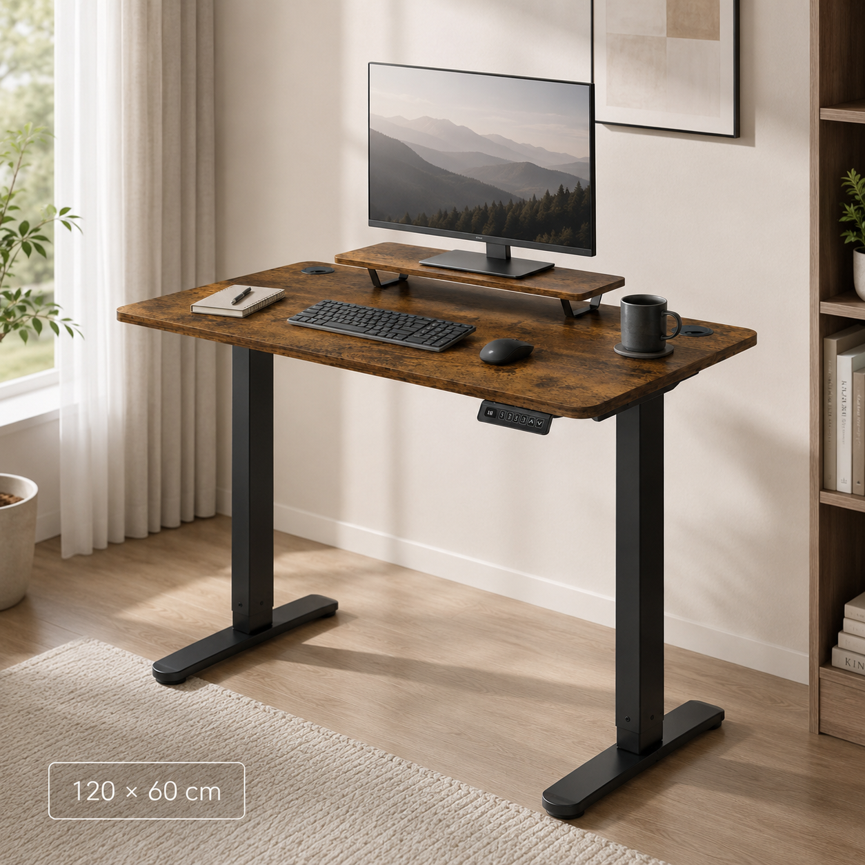 Bureau Assis Debout LevoraDesk - Bois
